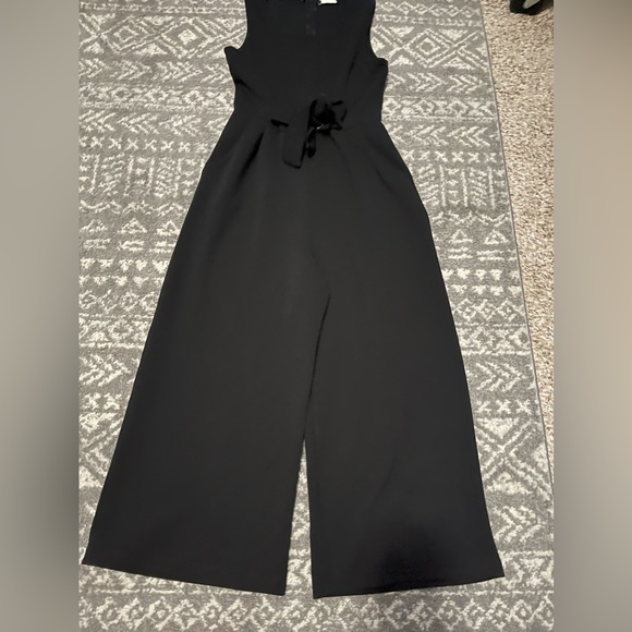 Caution To The Wind Pants - Caution to the wind blk cropped jumpsuit small